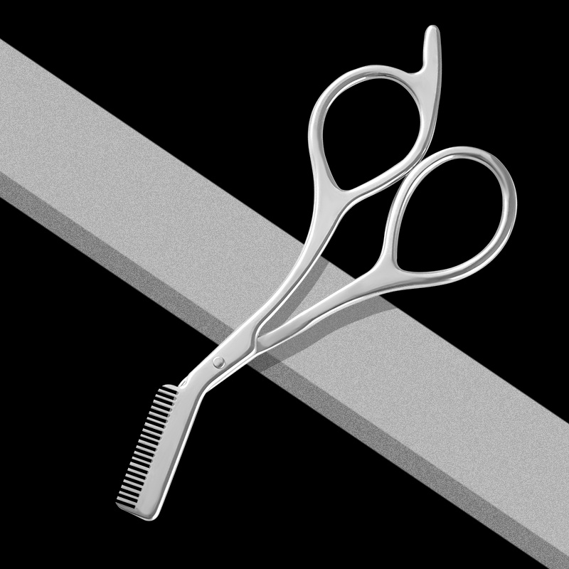 Men'S Grooming Eyebrow Trimming - Gunting Pemangkas Alis Baja Tahan Karat