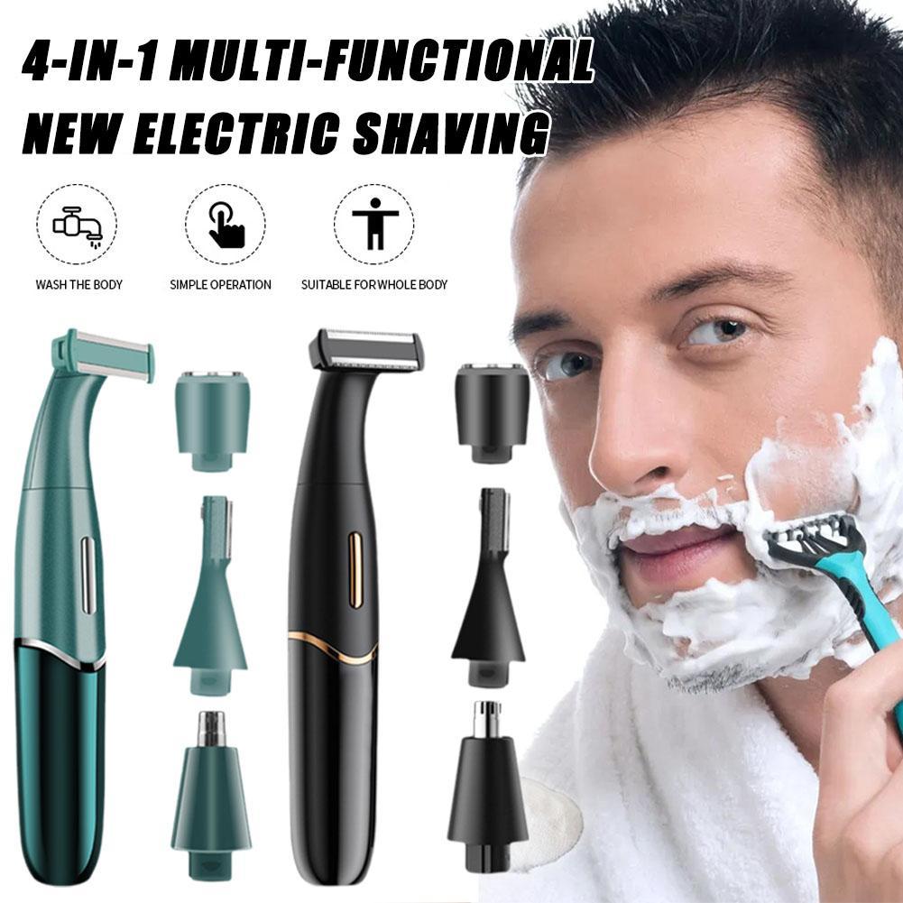 Men'S Grooming Eyebrow Trimming - Alat Cukur Elektrik 3 in 1