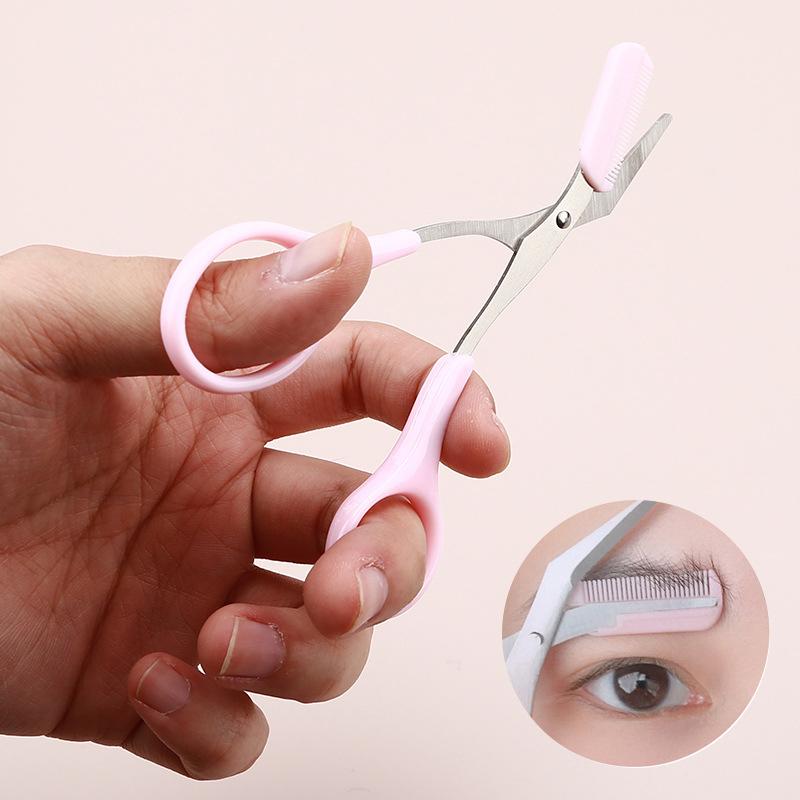 Men'S Grooming Eyebrow Trimming - Alat Perawatan Alis dari Baja Anti