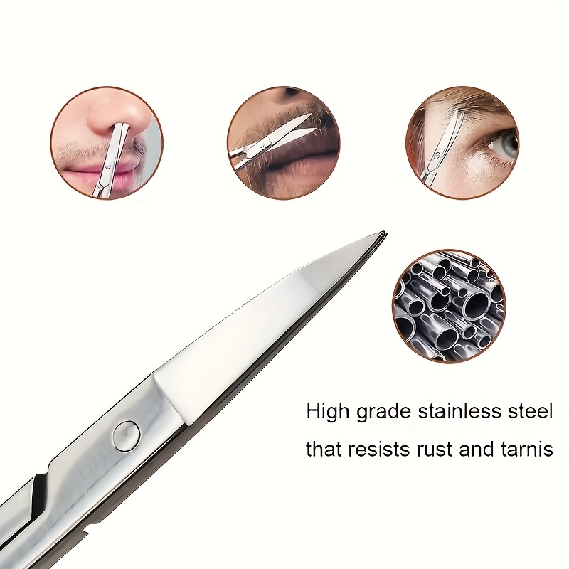 1/3 Buah Gunting Perawatan Ram - Men'S Grooming Eyebrow Trimming ulasan dan harga